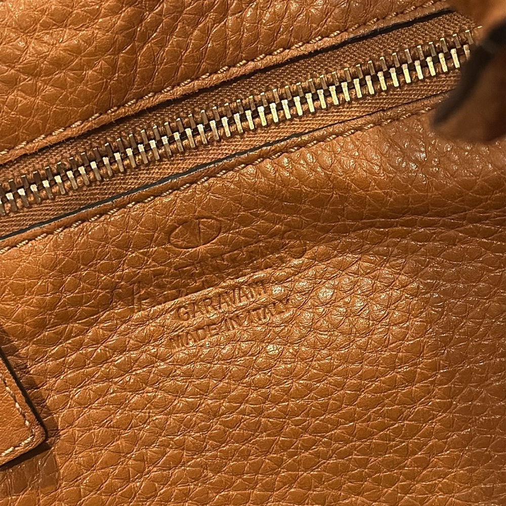 Valentino Garavani ROCKSTUD CALFSKIN HOBO BAG Light Cuir Tobacco Brown Crossbody - Picture 6 of 16